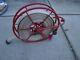 Original Wall Mount Fire Hose Reel With Hose Wirt & Knox Man Cave Industrial Decor