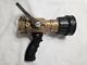 Pok 1-1/2 Brass Fire Nozzle 95 Gpm Adjustable From Stream To Fog Spray @95 Gpm