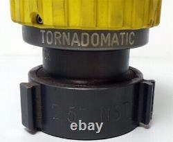 POK Tornadomatic Automatic Gallonage Nozzle Fire Hose Fitting 100-400 GPM