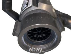 POK Turbokador Fire Hose Nozzle 125 GPM, 1.5? NPT Connection
