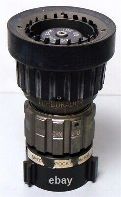 POK Turbokador Nozzle Fire Hose Fitting 210-420 GPM 100 PSI