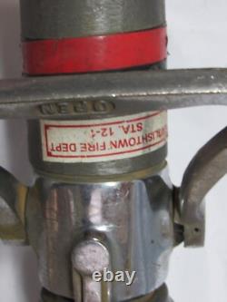 Pistol Grip Elkhart Brass MFG Co. FIRE HOSE ENGLISHTOWN NJ ADJUSTABLE NOZZLE