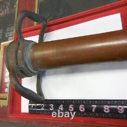 Play Pipe Powhatan Fire Hose Nozzle Cannon 30 Long Gun Vintage Brass, Copper