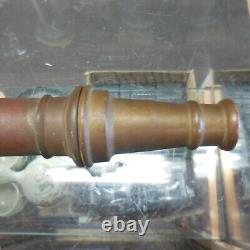 Play Pipe Powhatan Fire Hose Nozzle Cannon 30 Long Gun Vintage Brass, Copper
