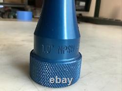 Pok 1in Npsh Fire Hose Nozzle Blue 0/ 1/4in Qty 12