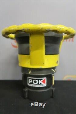 Pok 2.5 NST Autokador Automatic Nozzle Fire Hose Fitting 500-1300 GPM 100 PSI