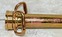 Polished Brass Fire Nozzle 12-37 Elkhart Brass Mfg Co 30 Long
