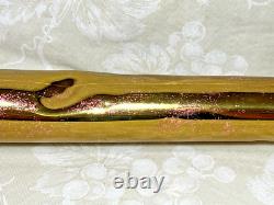 Polished Brass Fire Nozzle 12-37 Elkhart Brass Mfg Co 30 Long