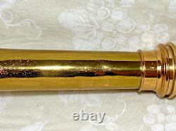 Polished Brass Fire Nozzle 12-37 Elkhart Brass Mfg Co 30 Long