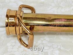 Polished Brass Fire Nozzle 12-37 Elkhart Brass Mfg Co 30 Long