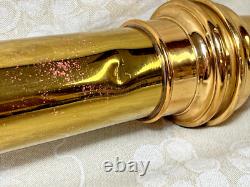 Polished Brass Fire Nozzle 12-37 Elkhart Brass Mfg Co 30 Long