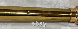 Polished Brass Fire Nozzle 12-37 Elkhart Brass Mfg Co 30 Long