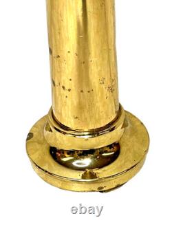 Polished Brass Fire Nozzle 24-5/8 Long Not Marked as to Brand