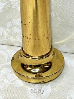 Polished Brass Fire Nozzle 24-5/8 Long Not Marked as to Brand
