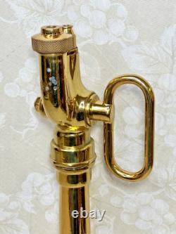 Polished Brass Fire Nozzle 24-5/8 Long Not Marked as to Brand