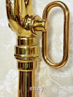 Polished Brass Fire Nozzle 24-5/8 Long Not Marked as to Brand