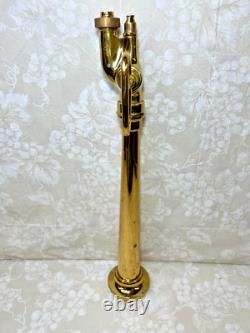 Polished Brass Fire Nozzle 24-5/8 Long Not Marked as to Brand
