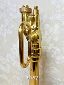 Polished Brass Fire Nozzle 24-5/8 Long Not Marked as to Brand