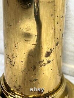 Polished Brass Fire Nozzle 24-5/8 Long Not Marked as to Brand