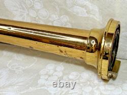 Polished Brass Fire Nozzle 24-5/8 Long Not Marked as to Brand