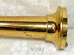 Polished Brass Fire Nozzle 24-5/8 Long Not Marked as to Brand