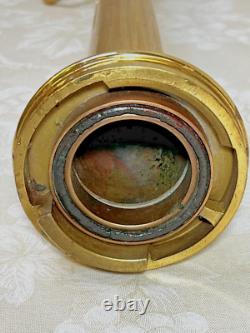 Polished Brass Fire Nozzle 24-5/8 Long Not Marked as to Brand