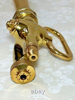 Polished Brass Fire Nozzle 24-5/8 Long Not Marked as to Brand