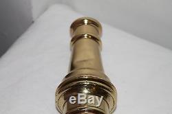 Polished Brass Play Pipe Fire Nozzle by Allen Mfg. Co