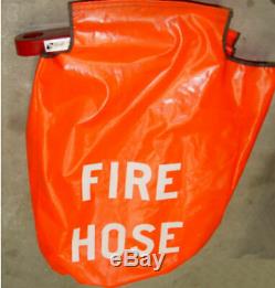 Potter Roemer 100' Fire Hose with Mount Rack & Nozzle Model 2792 w Bag Farm Home