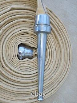 Potter Roemer Linen Fire Fighting Hose Assembly Stripe Made In USA 72