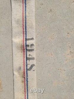 Potter Roemer Linen Fire Fighting Hose Assembly Stripe Made In USA 72