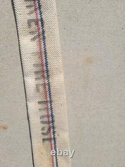 Potter Roemer Linen Fire Fighting Hose Assembly Stripe Made In USA 72