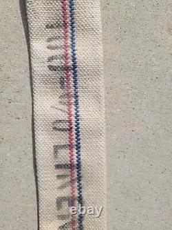 Potter Roemer Linen Fire Fighting Hose Assembly Stripe Made In USA 72