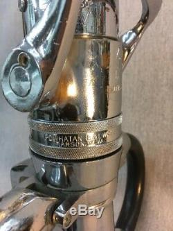 Powhatan B&I wks Ranson W. Va. Chrome Fire Nozzle