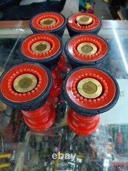 Prosser Hn-4-l Fire Hose Spray Nozzle, 1-1/2, (lot Of 6)