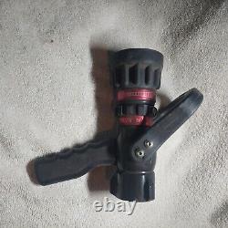 Protek 1.5 Fire Hose Nozzle Adjustable Spray In Black 512p-1524