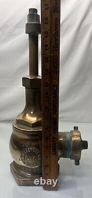 RAREST Vintage Greenberg's Sons Solid Brass DOUBLE NOZZLE 300lb Fire Hydrant