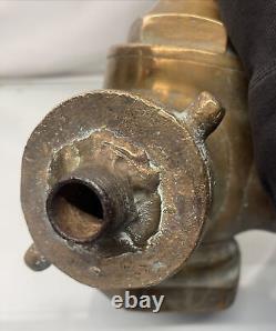 RAREST Vintage Greenberg's Sons Solid Brass DOUBLE NOZZLE 300lb Fire Hydrant