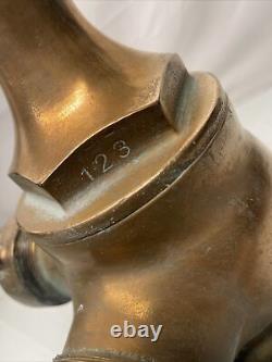 RAREST Vintage Greenberg's Sons Solid Brass DOUBLE NOZZLE 300lb Fire Hydrant