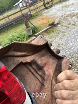 RARE ANTIQUE 1930s BRASS EAGLE ELKHART FIRE FIGHTER TRUCK HOSE CONTROL HOLDER