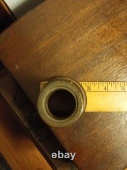 RARE PAIR Antique Solid Brass 5 Firehose Nozzles