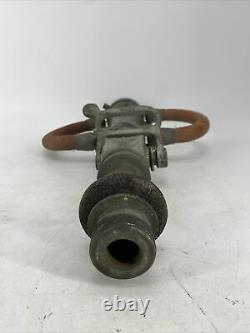 RARE Vintage Akron Fire Nozzle Hose Firefighter Collectible