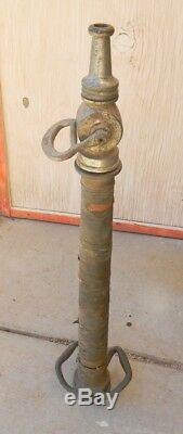 Rare 33 American Lafrance Fire Engine Co. /fabric Fire Hose Co New York Nozzle