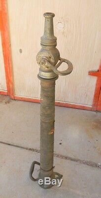 Rare 33 American Lafrance Fire Engine Co. /fabric Fire Hose Co New York Nozzle