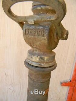 Rare 33 American Lafrance Fire Engine Co. /fabric Fire Hose Co New York Nozzle