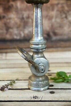 Rare Antique Brass COLT Fire Truck Nozzle 9¼ Tall