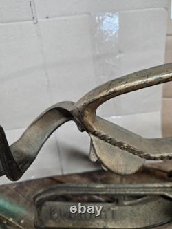 Rare Elkhart Brass Fire Engine Hose Control With Eagle