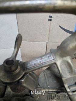 Rare Elkhart Brass Fire Engine Hose Control With Eagle