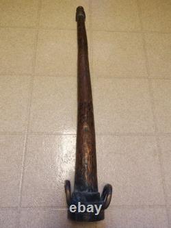 Rare Find Railroad Firemen's 31 Long Brass Water Hose Nozzle Fire