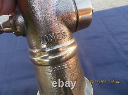 Rare Fire Hydrant Model Jones Large Heavy Brass 2002